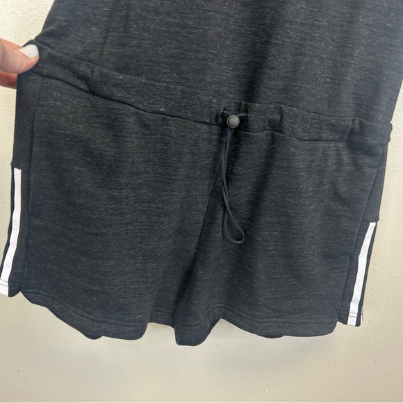Adidas Charcoal women’s S sleeveless romper NWT activewear sports gym Athleisure - Picture 5 of 13